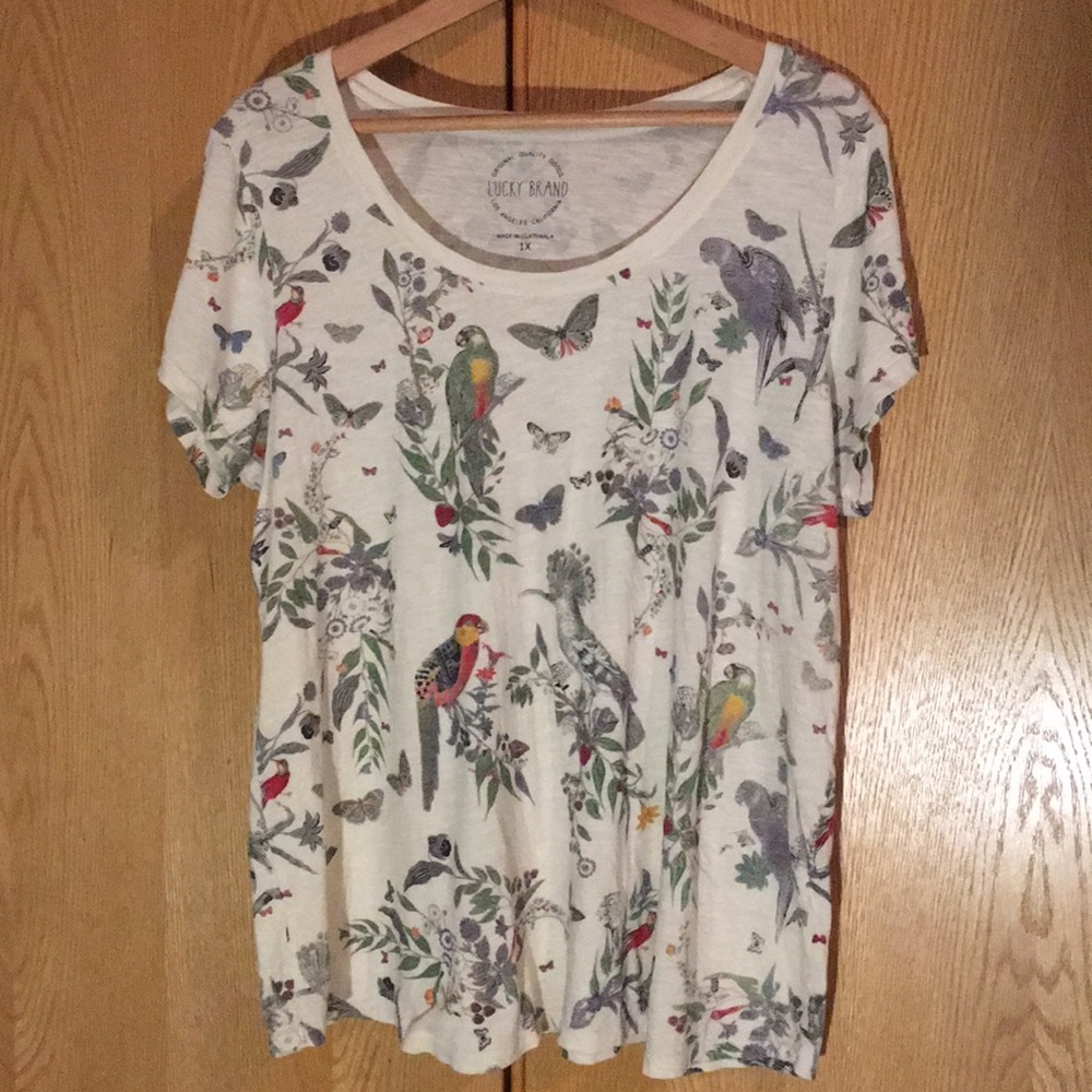 Lucky Brand flora & fauna tee